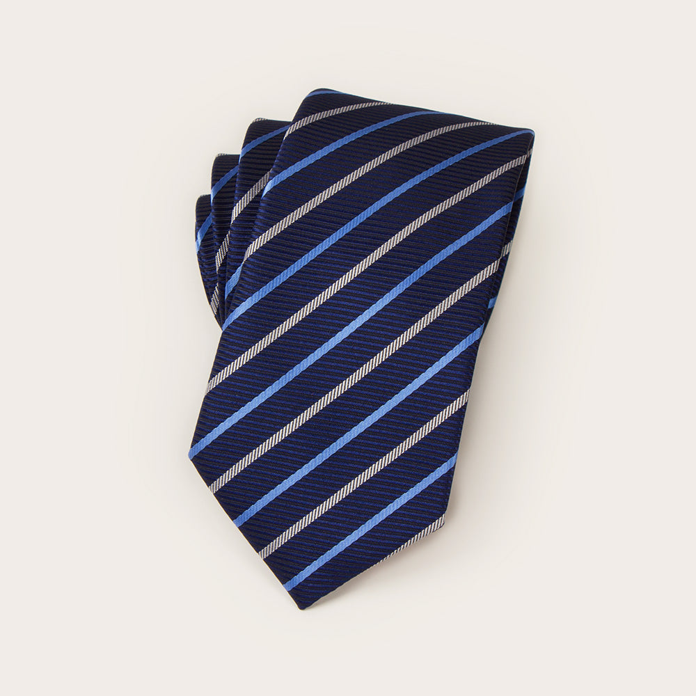 Double Striped Skinny Tie