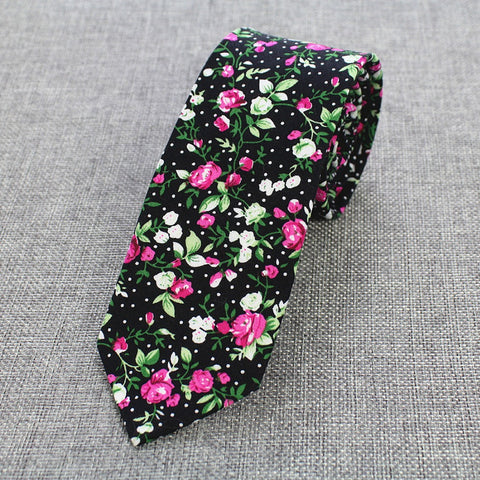 Floral Skinny Tie 16