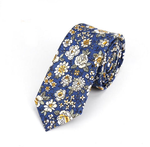 Floral Skinny Tie 38