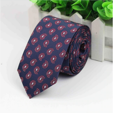 Paisley Skinny Tie