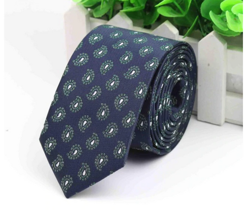 Paisley Skinny Tie