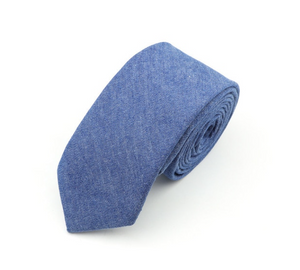 Denim Skinny Tie 1