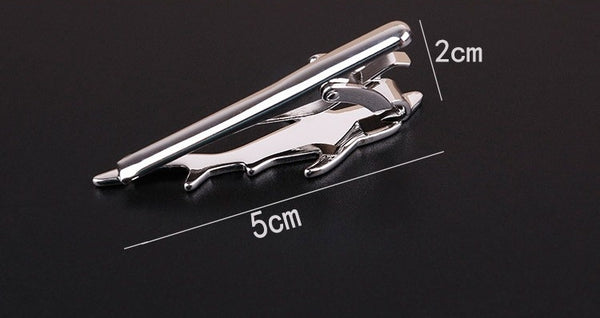 Silver Shark Tie Clip