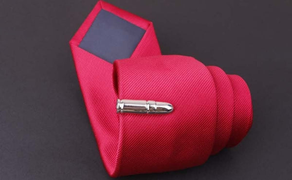 Silver Bullet Tie Clip