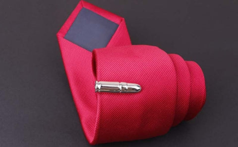 Silver Bullet Tie Clip