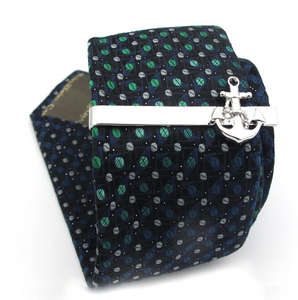 Silver Anchor Sailor Tie Clip