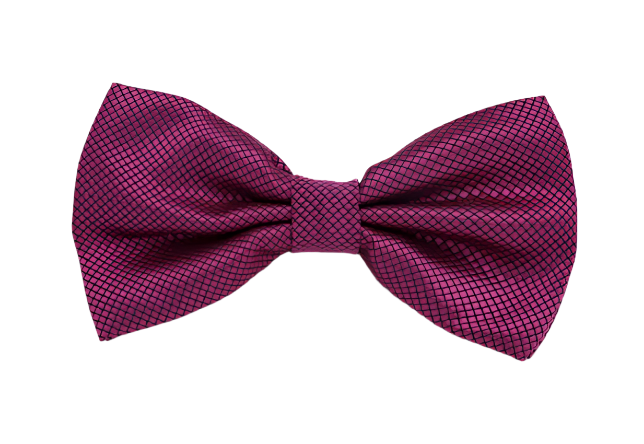 Mauve Textured Bow Tie