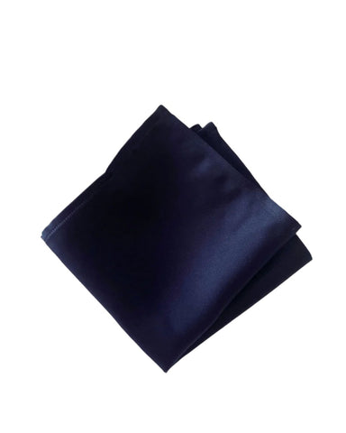 Dark Blue Solid Pocket Square